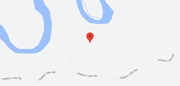 map of 349 Hidden Lake Road